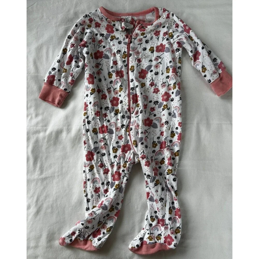 Baby Girl Footie Pajamas Bundle